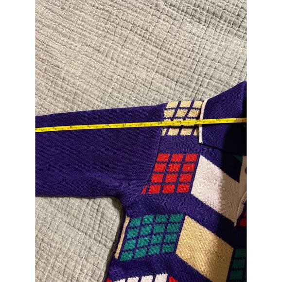 VTG Knit Collared Sweater Kids Children’s Size 26 5T Top Style - Picture 5 of 8